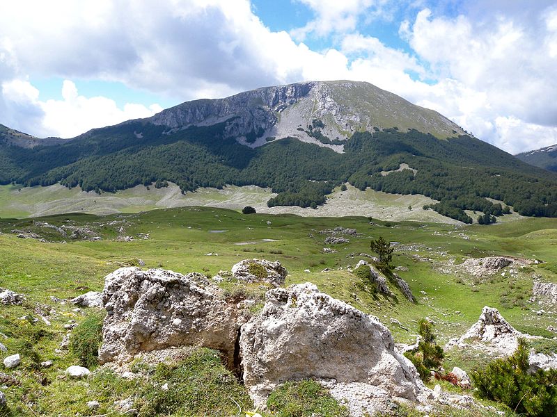 favole lucane - panoramica del Monte Pollino