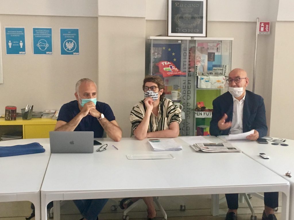 La Conferenza Stampa Della Fondazione Matera 2019 Con Oliva Adduce E Tarantino 1