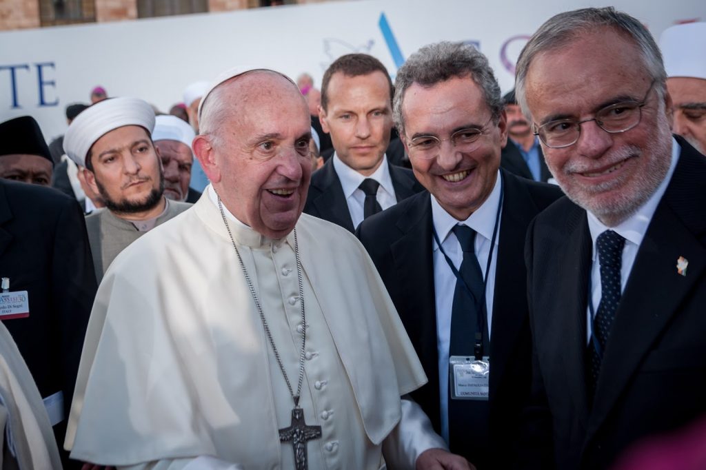 Impagliazzo E Riccardi Col Papa