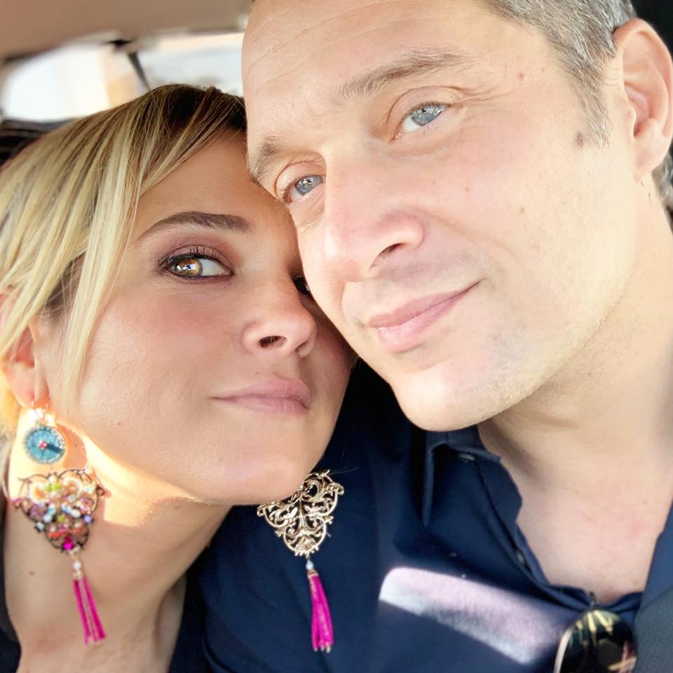 Claudio Santamaria - Francesca Barra e il marito