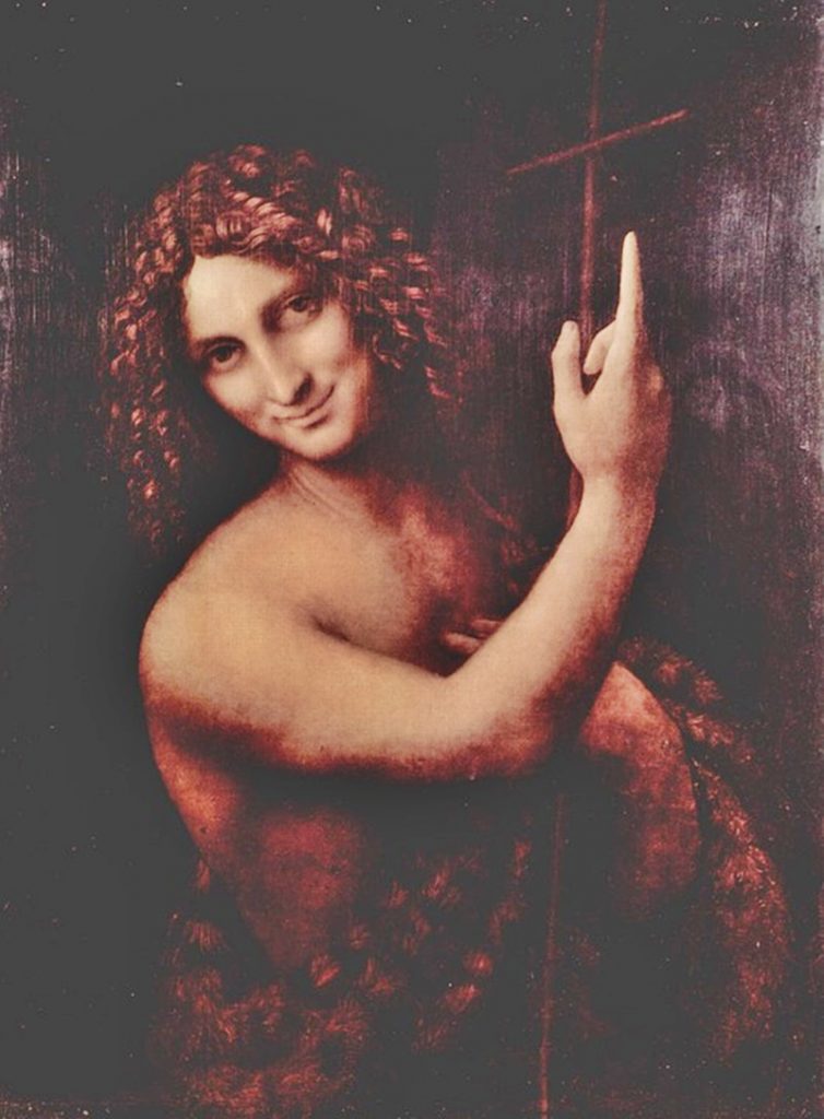 Il Ritratto lucano - San Giovanni Battista dipinto da Leonardo
