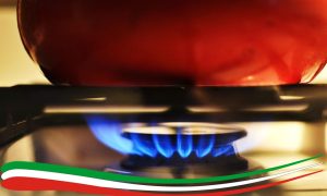 Gas naturale gratis - Fornello a gas con pentola
