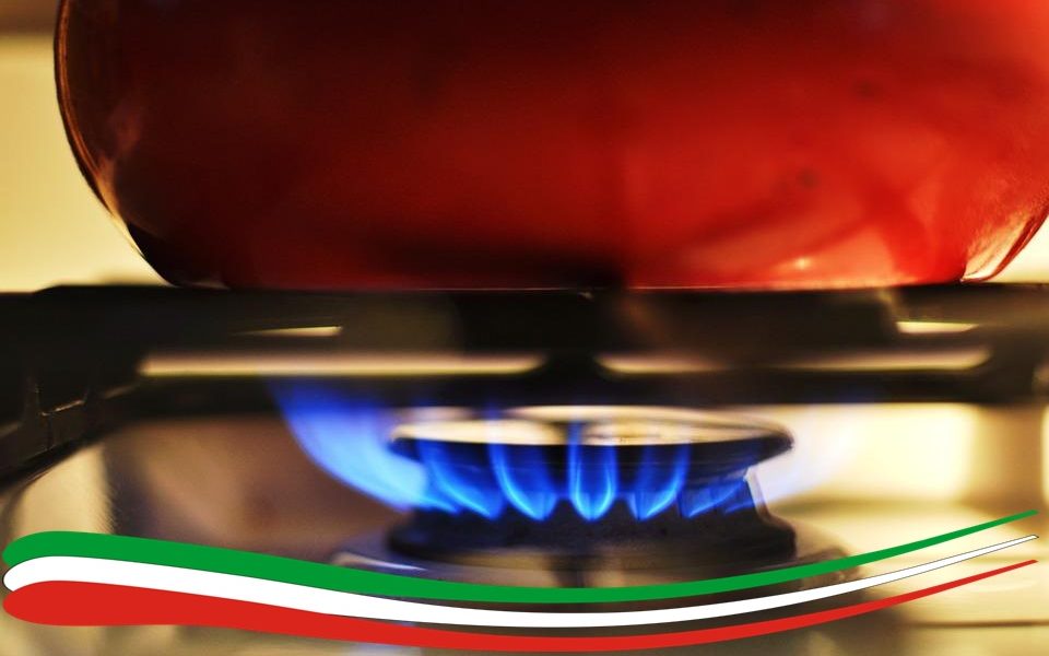 Gas naturale gratis - Fornello a gas con pentola