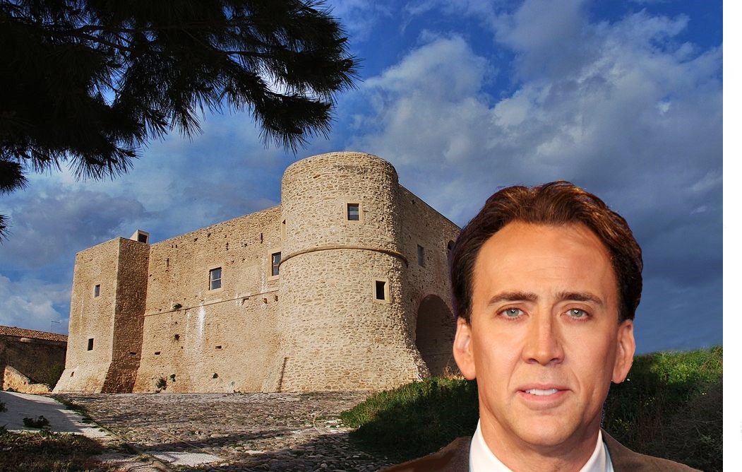 Nicolas Cage - Castello Di Bernalda in foto