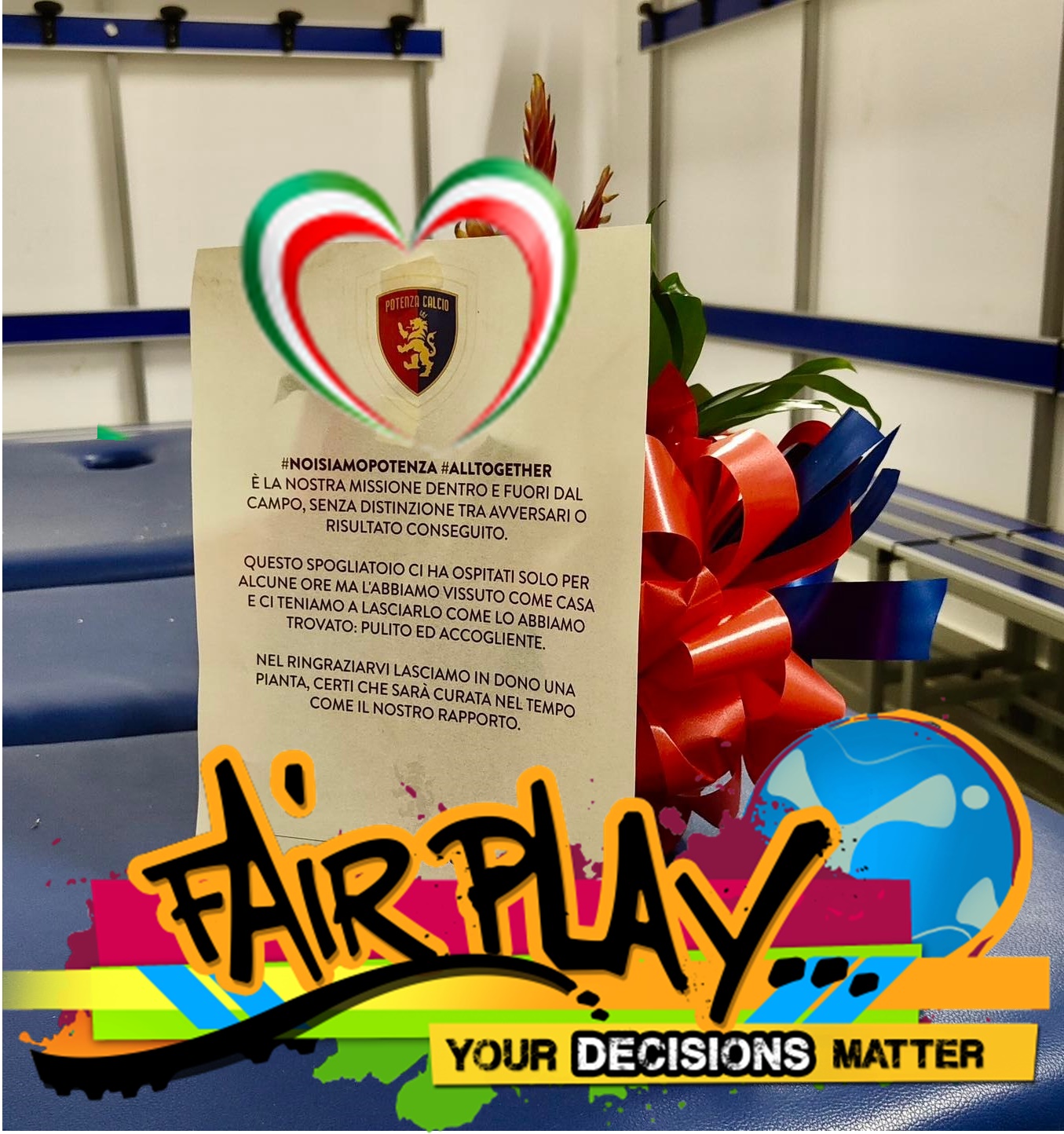 Potenza calcio - Fair Play la foto