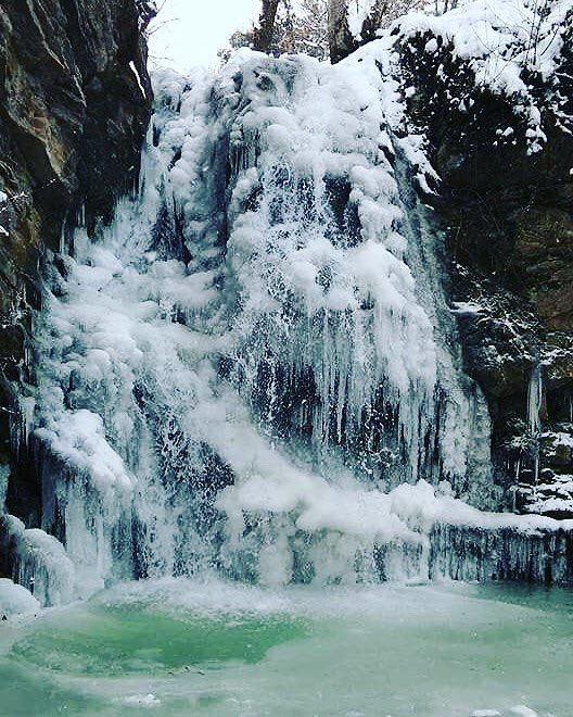 Cascate di San Fele - cascata Ghiacciata