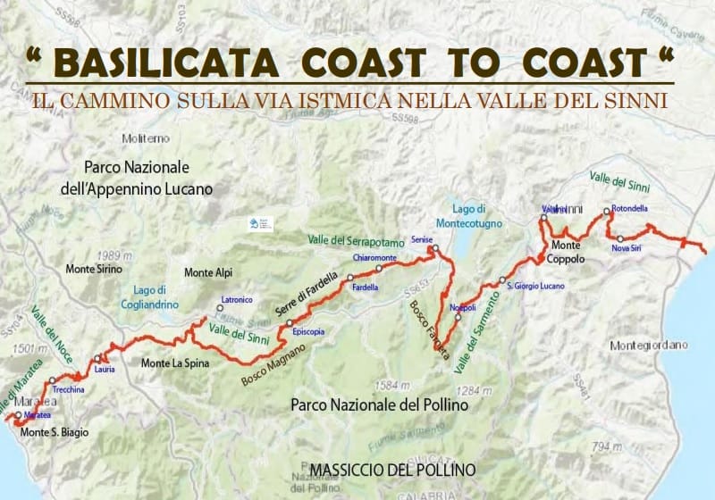 Basilicata Coast to coast . - Itinerario