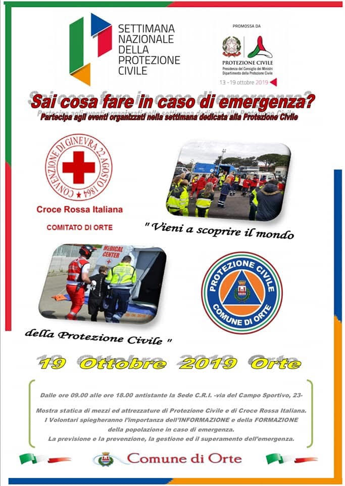 Settimana Nazionale Della Protezione Civile - ItOrte