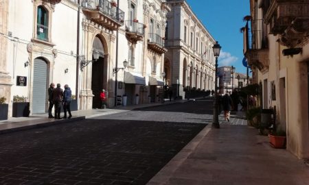 Corso Vittorio Emanuele a Palazzolo Acreide
