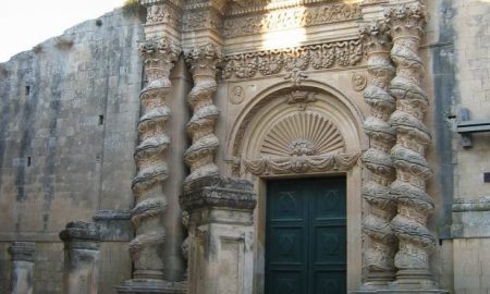 La famosa chiesa dell'Annunziata di Palazzolo Acreide nel quartiere San Paolo