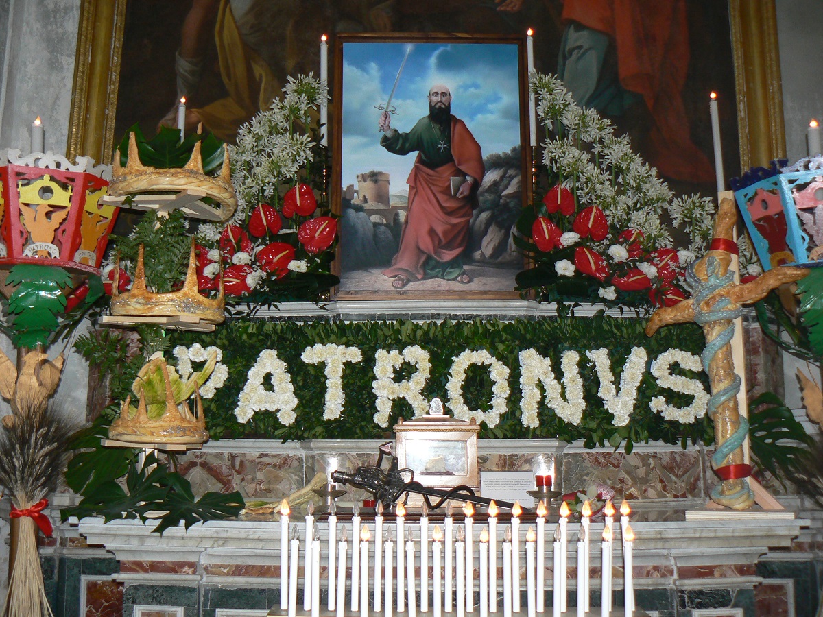 San Paolo altare in chiesa