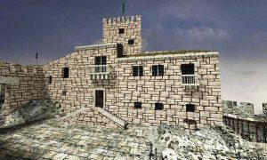 La ricostruzione del castello di Palazzolo