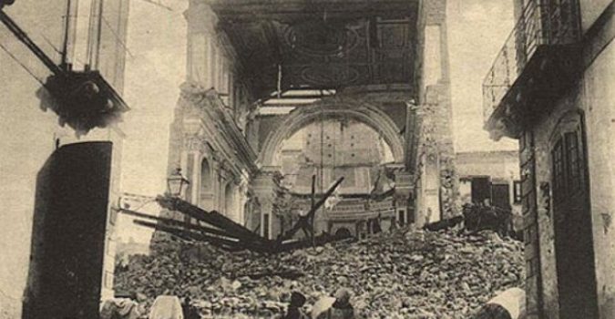 The 1693 earthquake in Palazzolo