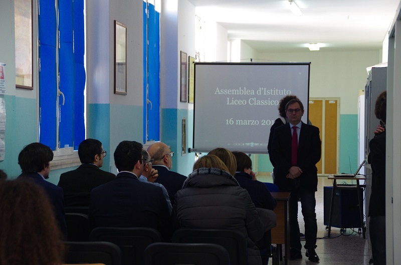 Roberto Di Bella parla agli studenti di Palazzolo