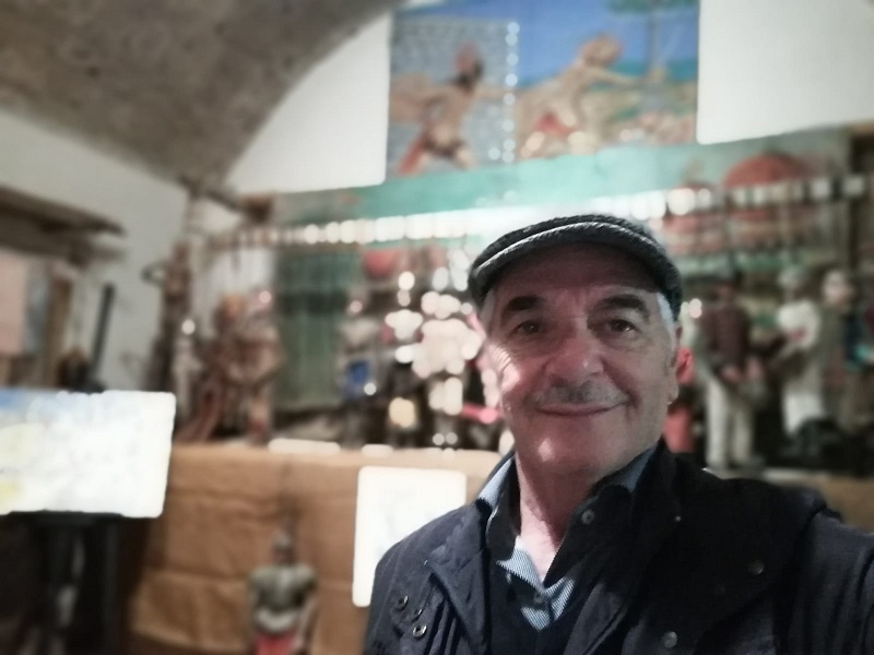 Pippo Bennardo ha esposto alla Casa museo Antonino Uccello