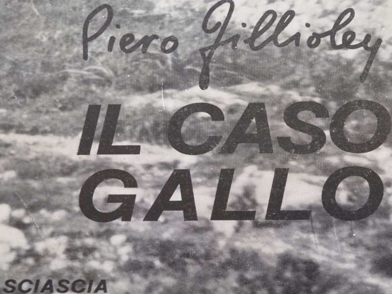Due palazzolesi: Libro di Piero Fillioley, Il caso Gallo