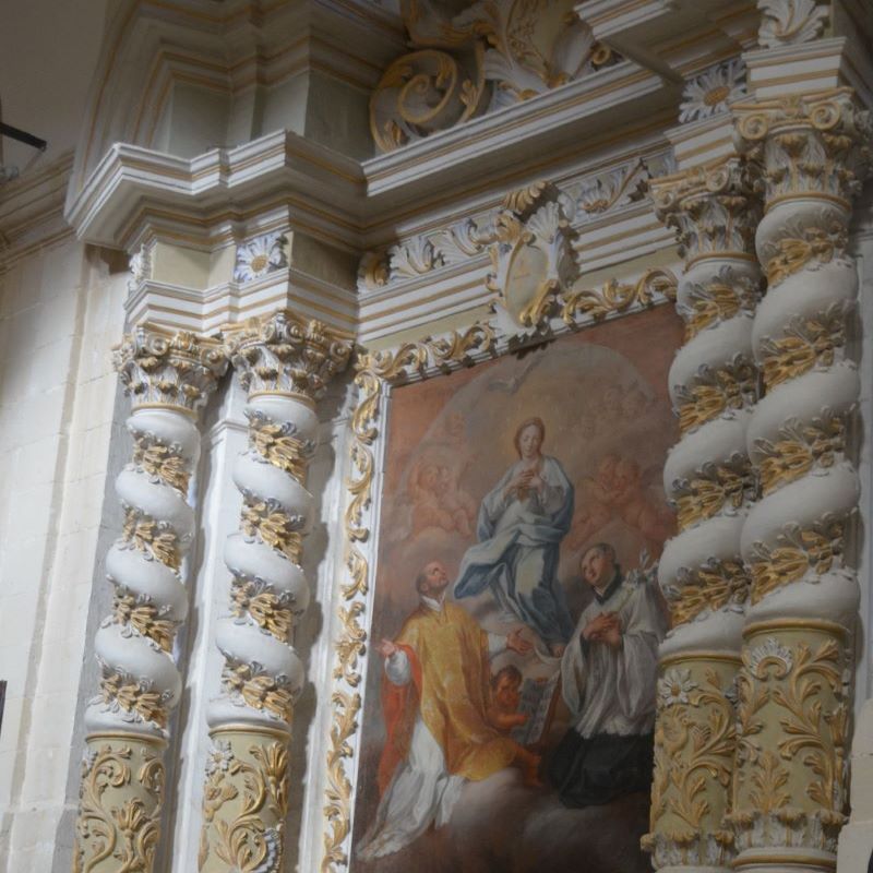 Altari barocchi: Altare della navata destra della Chiesa Madre