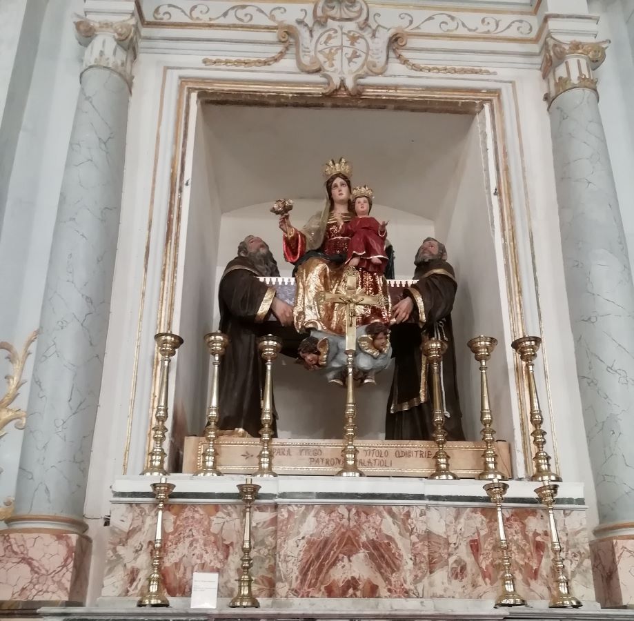 Sant'Egidio: Madonna Odigitria venerata presso la chiesa di San Sebastiano