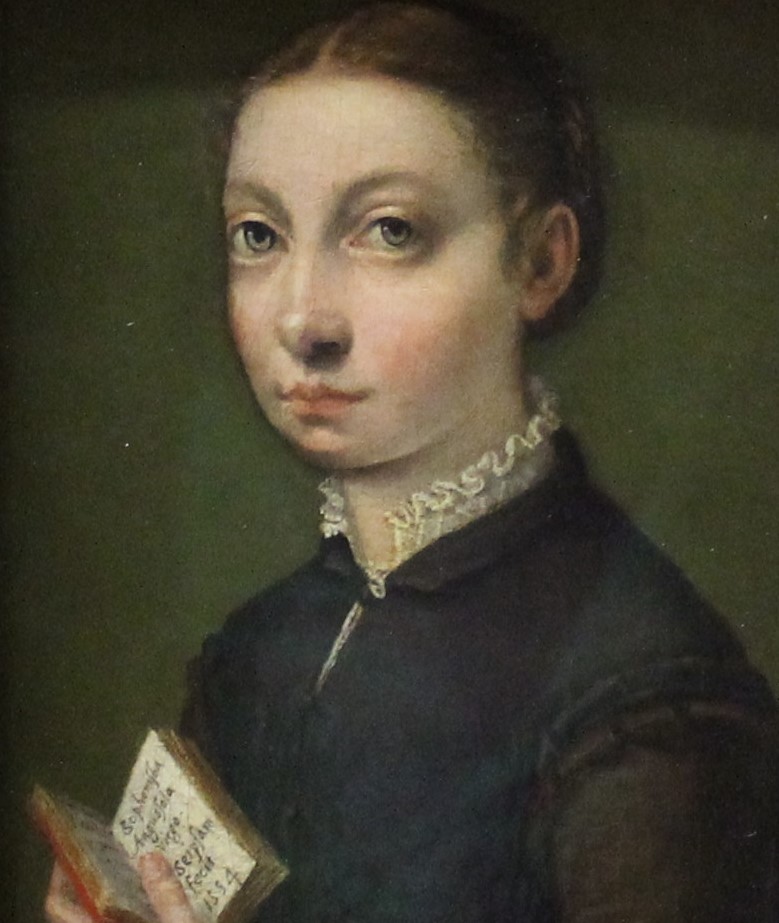 Sofonisba Anguissola: autoritratto, 1554