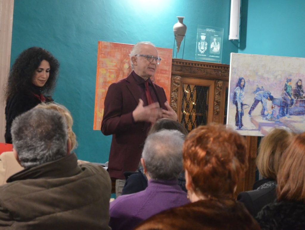 Presentazione della mostra: i due artisti Paolo Klavora e Valentina Di Vita