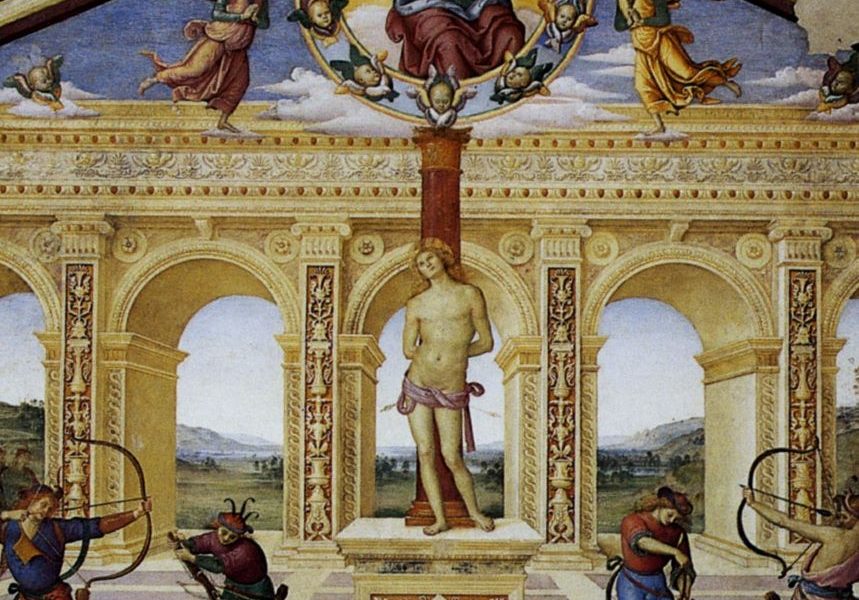 Pietro Perugino affresco (wikipedia-commons.org)