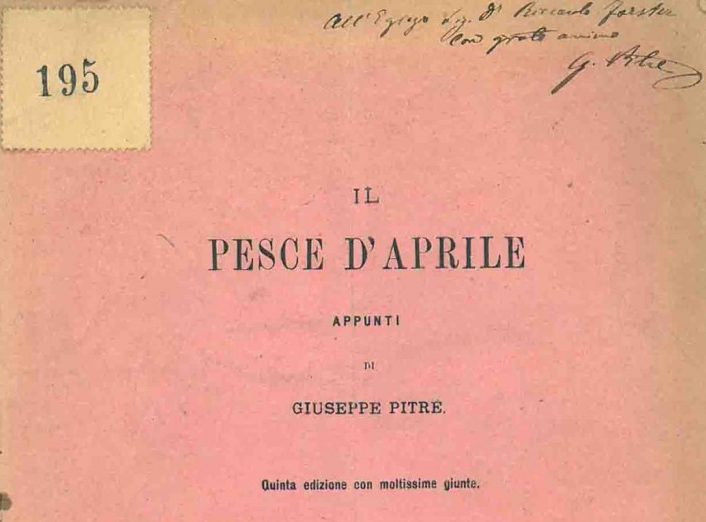 Pesce d'Aprile Appunti di Giuseppe Pitrè