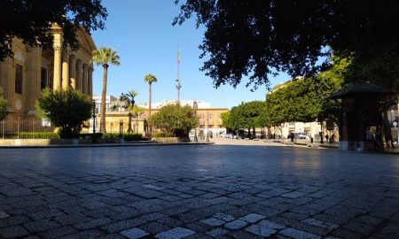 Piazza Teatro Massimo a Palermo