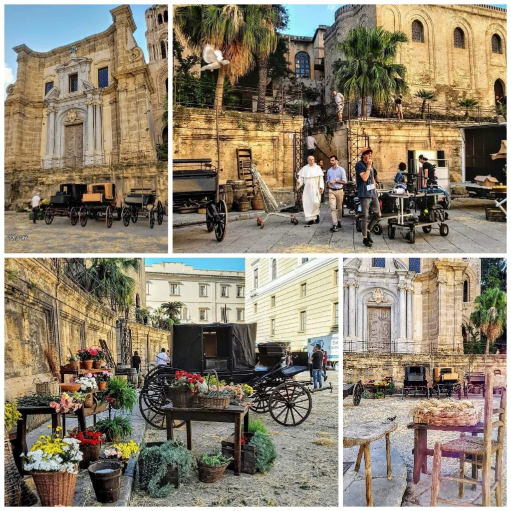 Alcuni luoghi iconici di Palermo interessati dalle riprese della fiction "I leoni di Sicilia" dedicata ai Florio