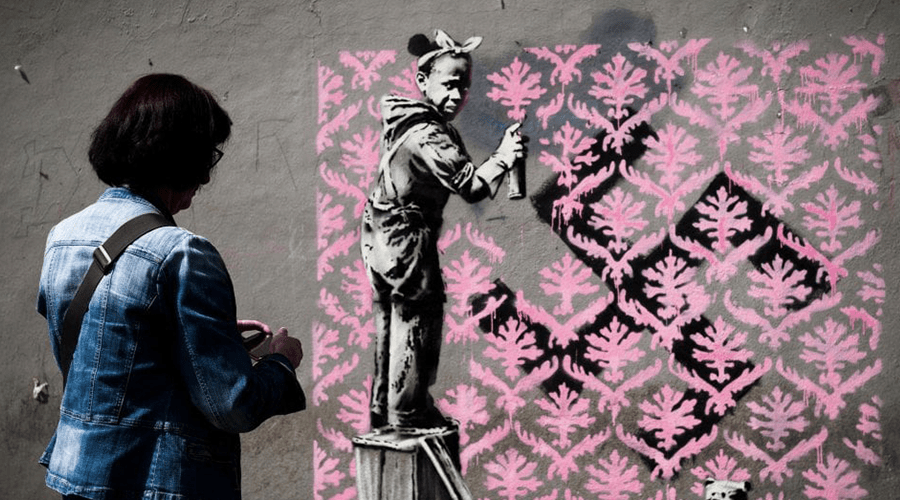 Banksy a Parigi