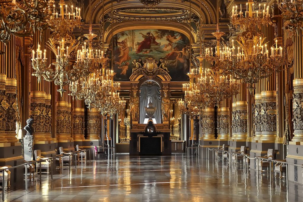 Cultura on line a Parigi - Gran salone dell'Opéra Garnier