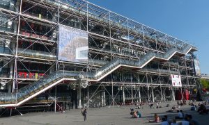 Centre George Pompidou - Facciata del centro Pompidou di Parigi