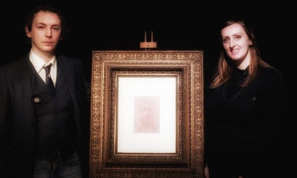 Cristo di Lecco Annalisa Di Maria con il ricercatore Andrea da Montefeltro