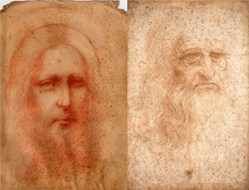 Cristo Lecco e Autoritratto Leonardo