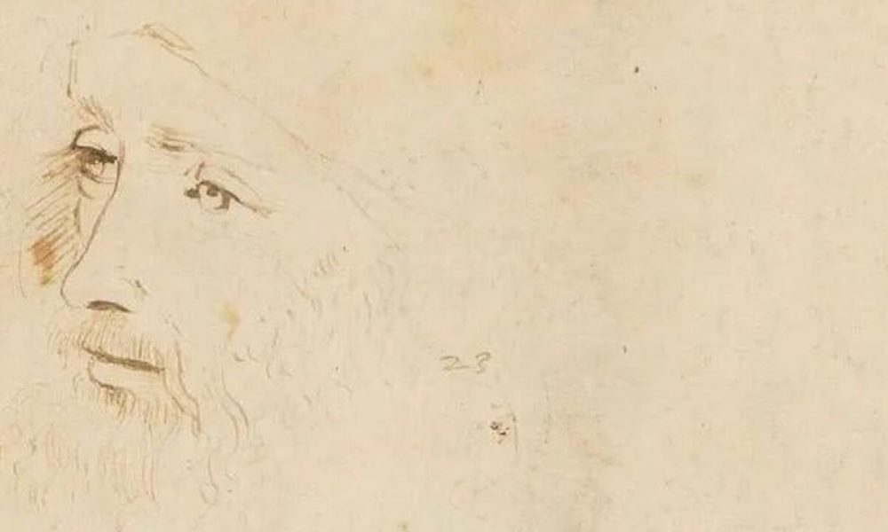 Disegno di Leonardo - autoritratto di Leonardo