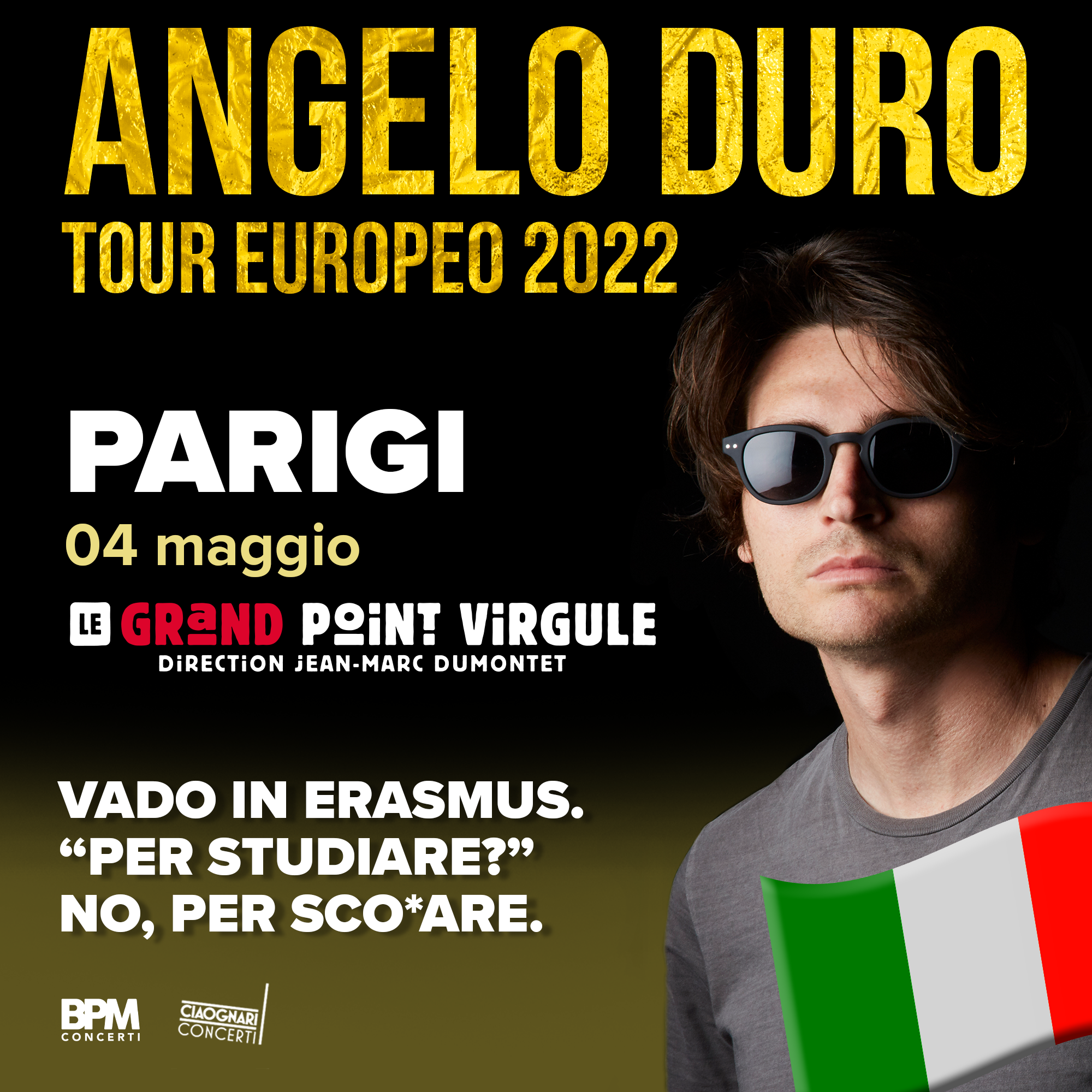 Angelo Duro si esibisce a Parigi con il suo nuovo spettacolo!￼ - itParigi