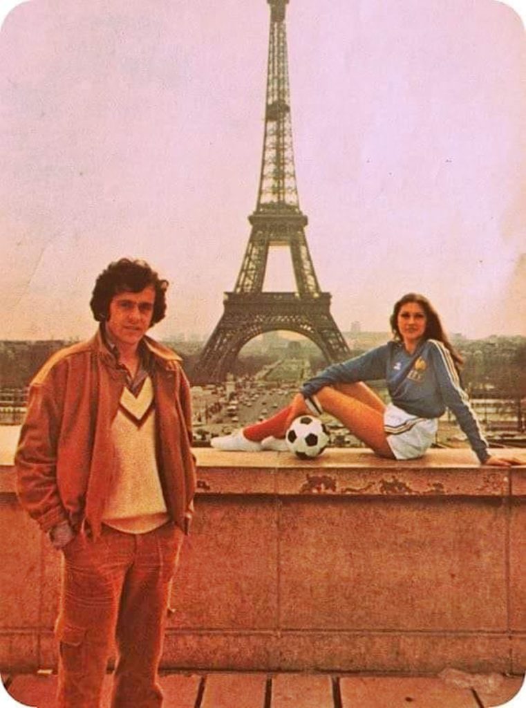 Michel Platini - Parigi e la torre Eiffel