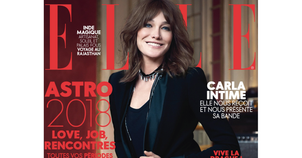 Les italians - Carla Bruni in copertina