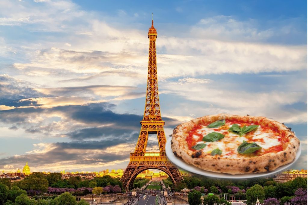 Dove mangiare la pizza a PArigi - Torre Eiffel in foto
