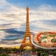 Dove mangiare la pizza a PArigi - Torre Eiffel in foto
