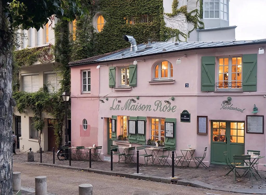 Luoghi romantici a Parigi - Casetta Rosa in foto