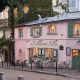 巴黎浪漫的地方 - 照片中的小粉红屋