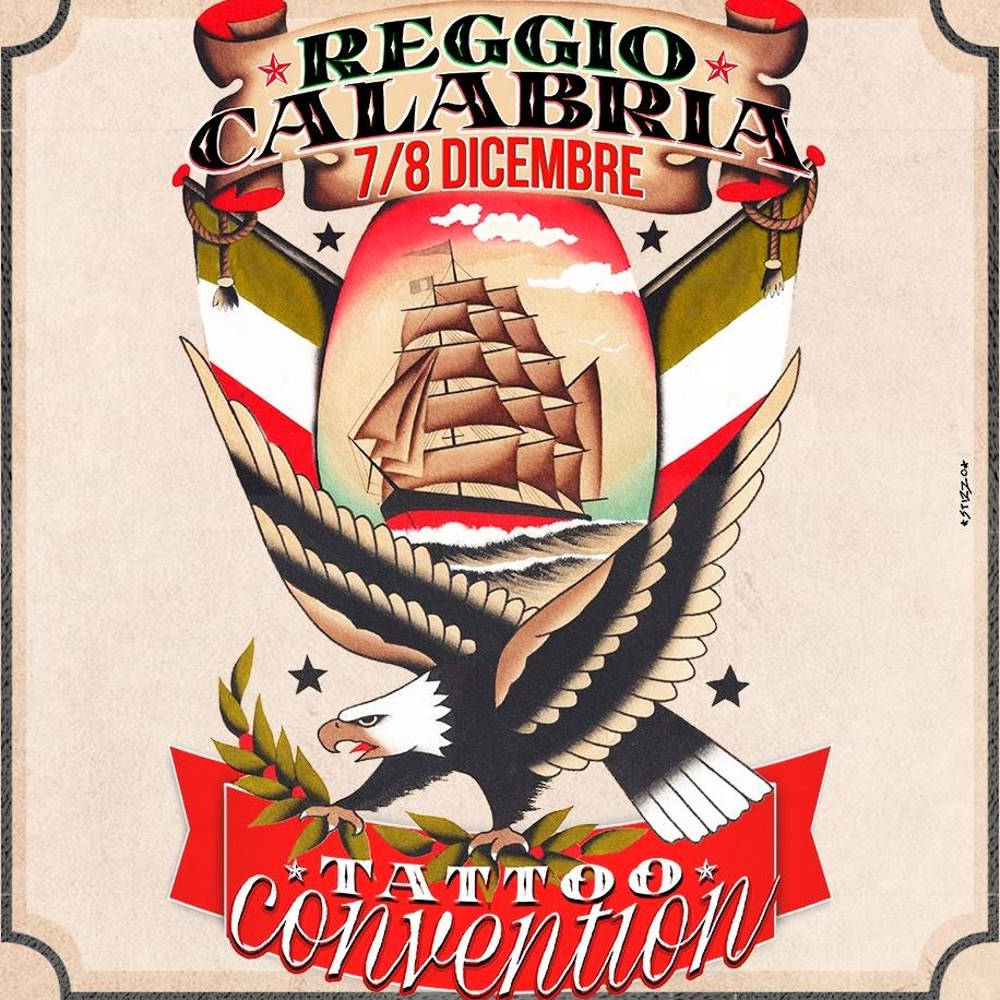 Tattoo Convention Manifesto dell'evento reggino