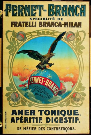 Grafica Publicitaria Fernet Branca