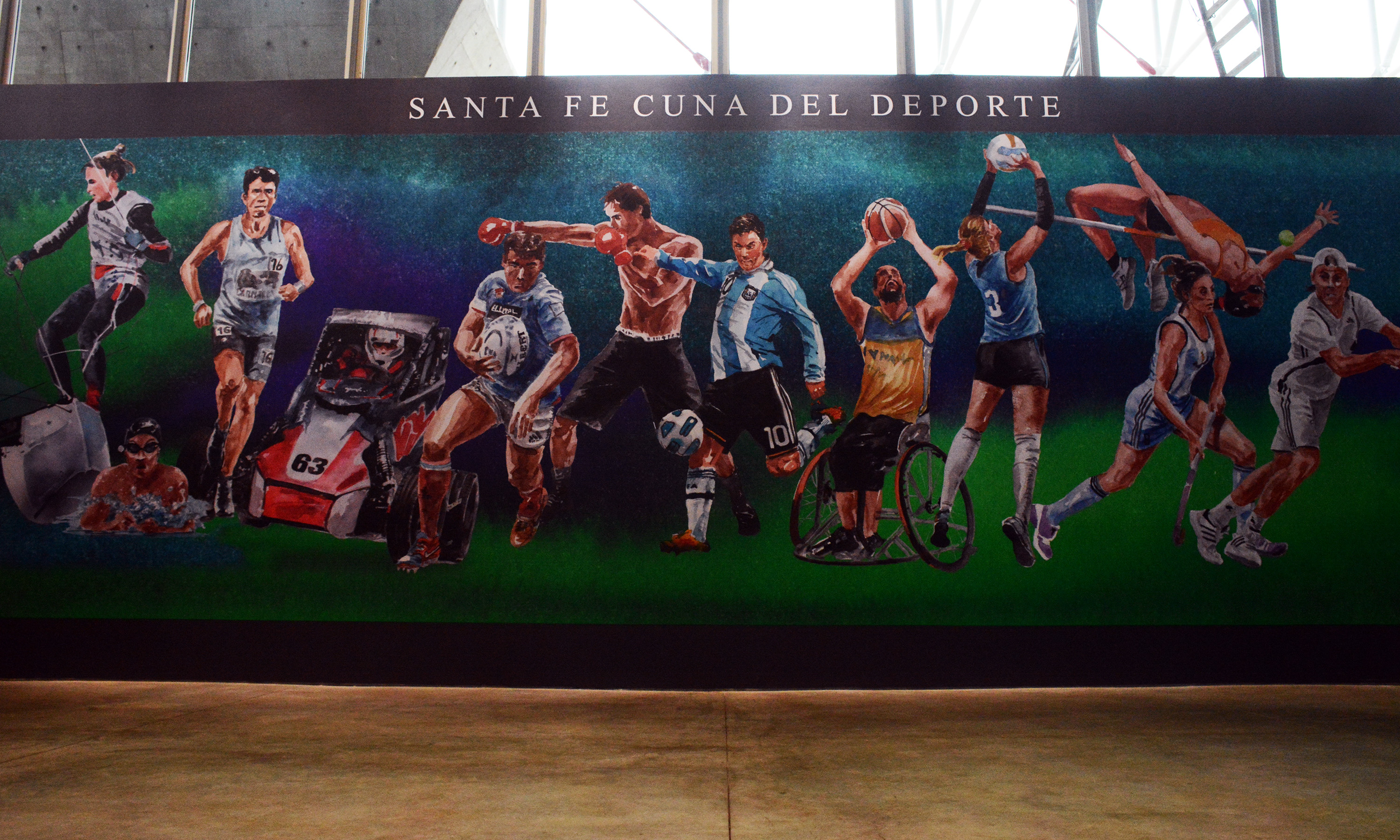 Museo del Deporte Santafesino - mural