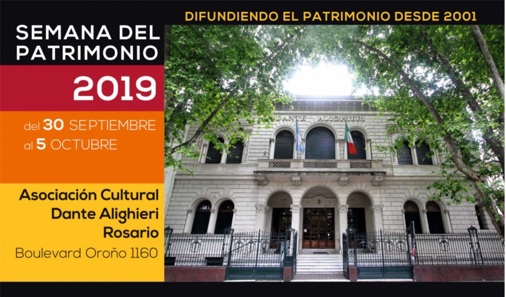 Semana Del Patrimonio 2019 - flyer difusion