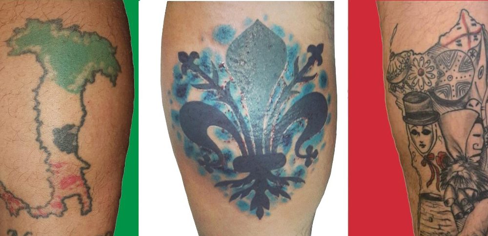 Tatuaje - bandera italiana