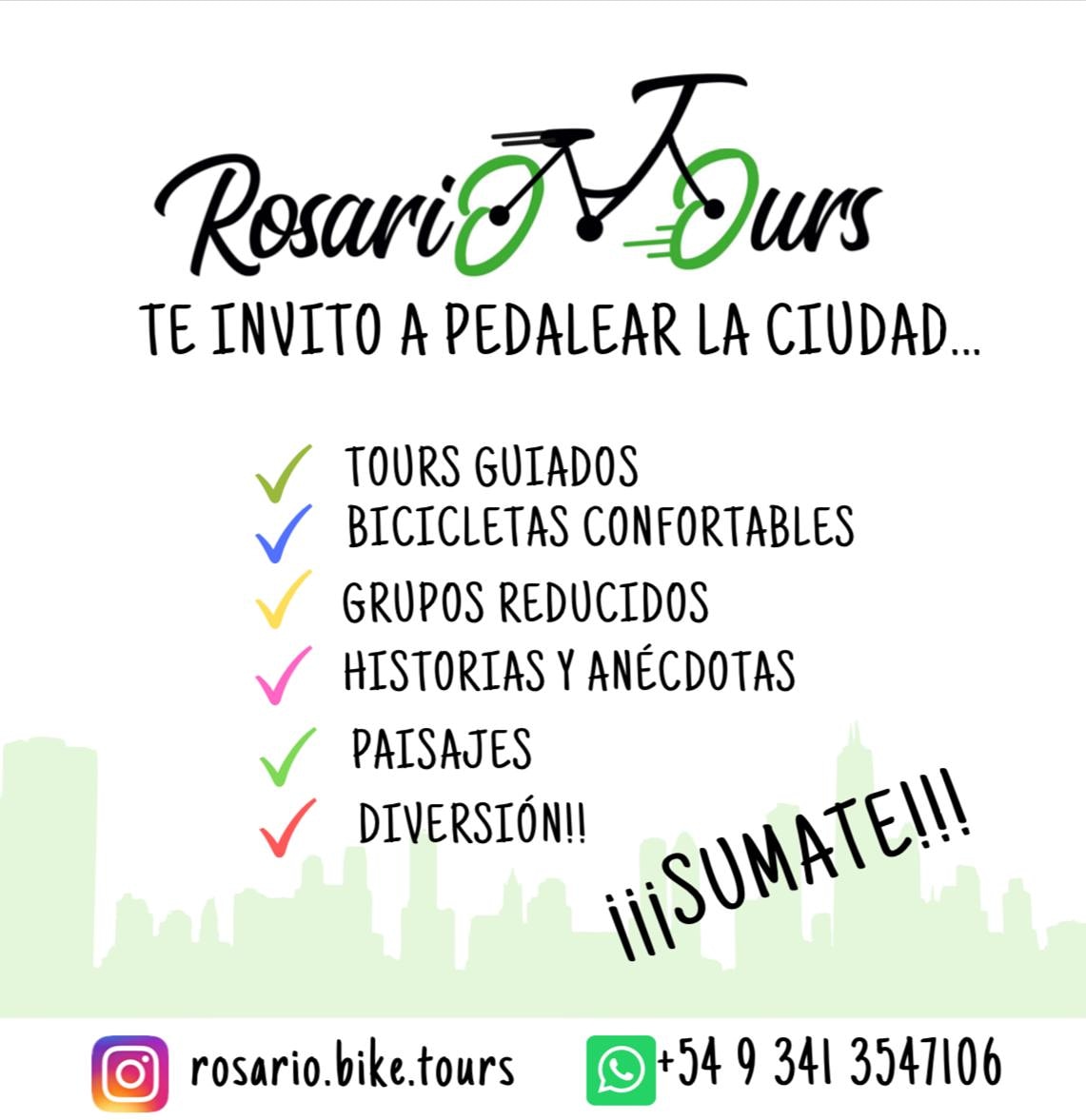 Rosario Bike Tours - Flyer