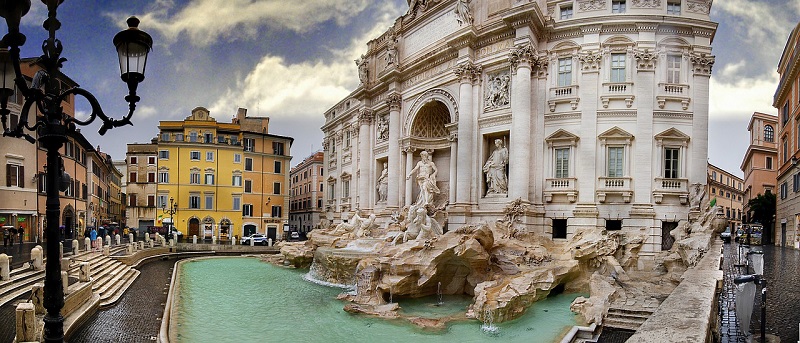 estudiar italiano - Fontana Di Trevi Roma