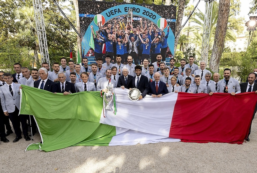 Finalissima - Seleccion Italiana Festejos Euro 2020