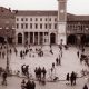 Una veduta, in una foto d'epoca, di piazza Vittorio Emanuele a Rovigo